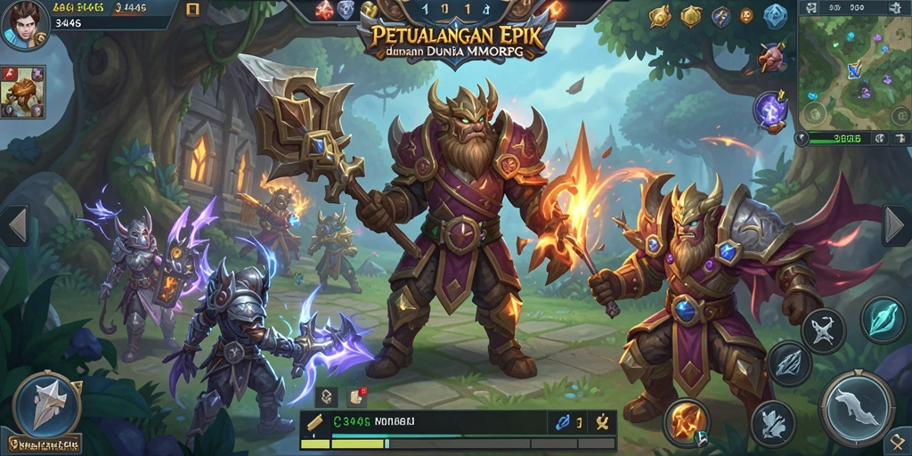 Gameplay seru di dunia fantasi <strong>3446</strong> yang menakjubkan.