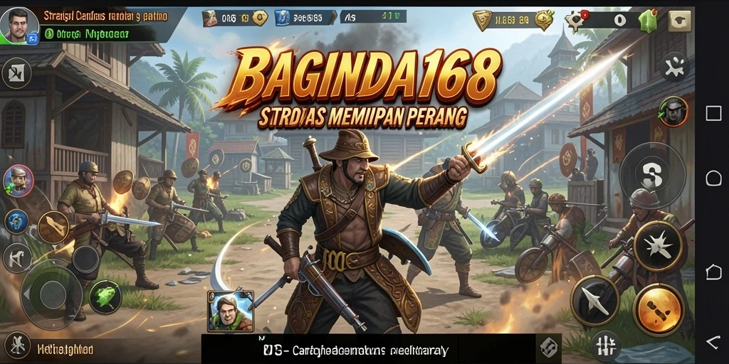 Tampilan gameplay menarik dari BAGINDA168 yang menampilkan strategi pertempuran.