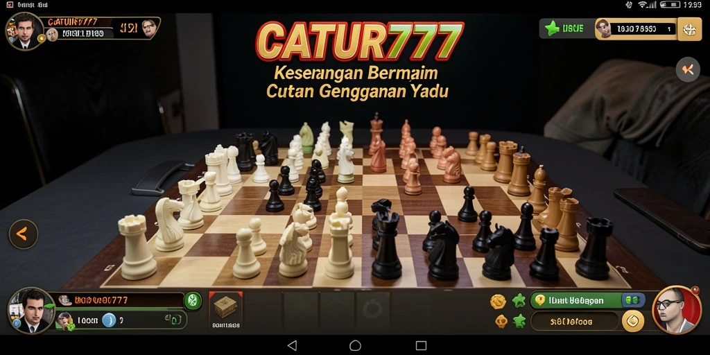 Tampilan gameplay CATUR777 yang sederhana dan menarik untuk semua usia.