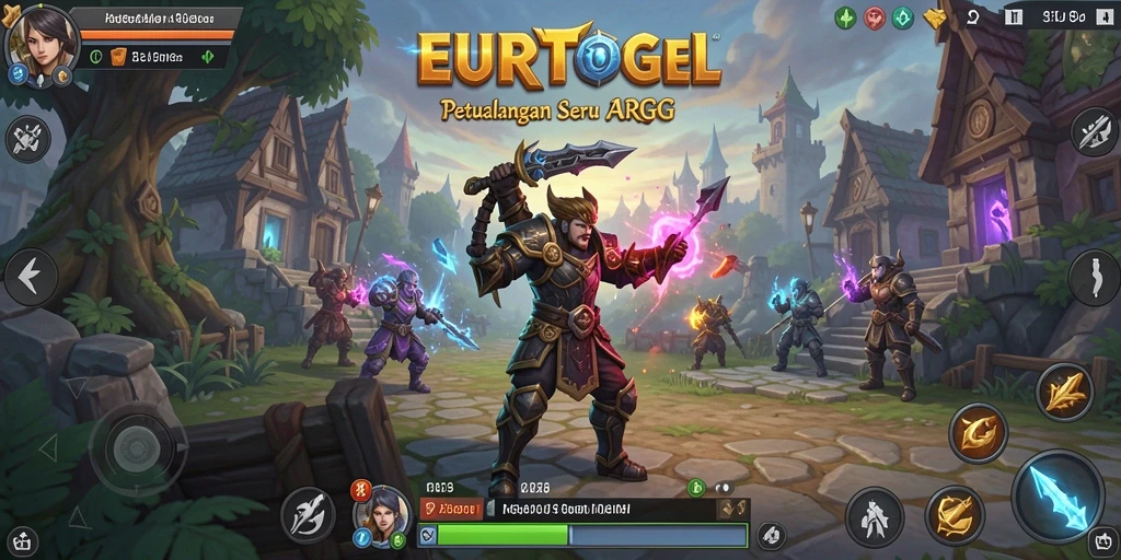 Tampilan seru dari gameplay epic ARPG EUROTOGEL.
