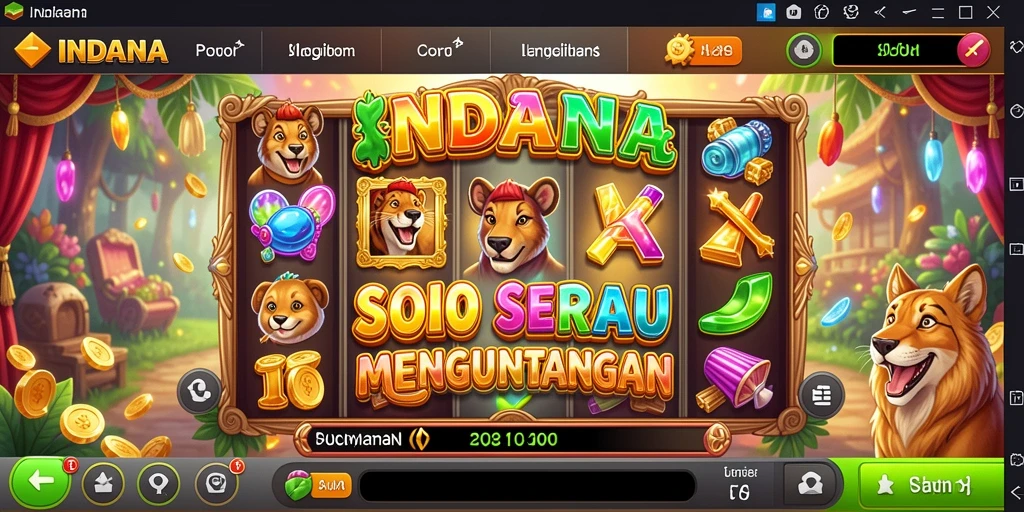Screenshot gameplay INDAAA menampilkan keseruan bermain Slot.