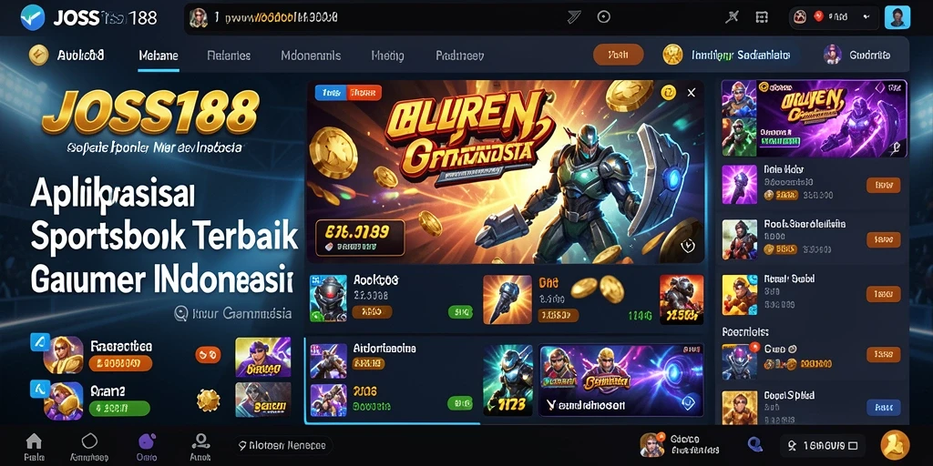 Tampilan gameplay Sportsbook yang mendebarkan di JOSS188.
