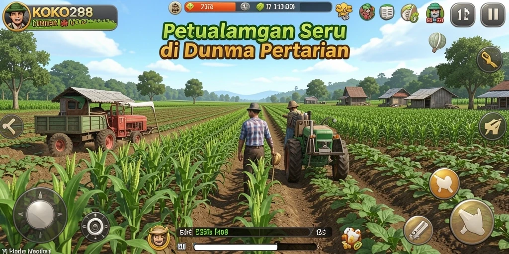 Gameplay seru di KOKO288 memperlihatkan dunia pertanian yang menyenangkan.