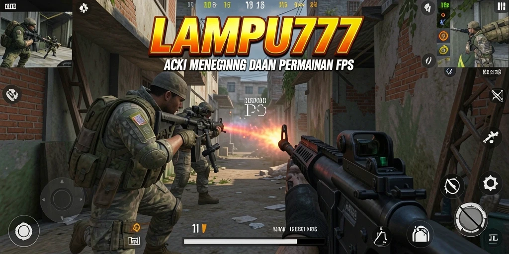 Tangkapan layar LAMPU777 menampilkan aksi tembak-menembak mendebarkan.