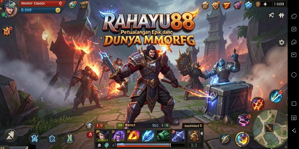 Tampilan gameplay menakjubkan dari RAHAYU88 dalam dunia MMORPG.