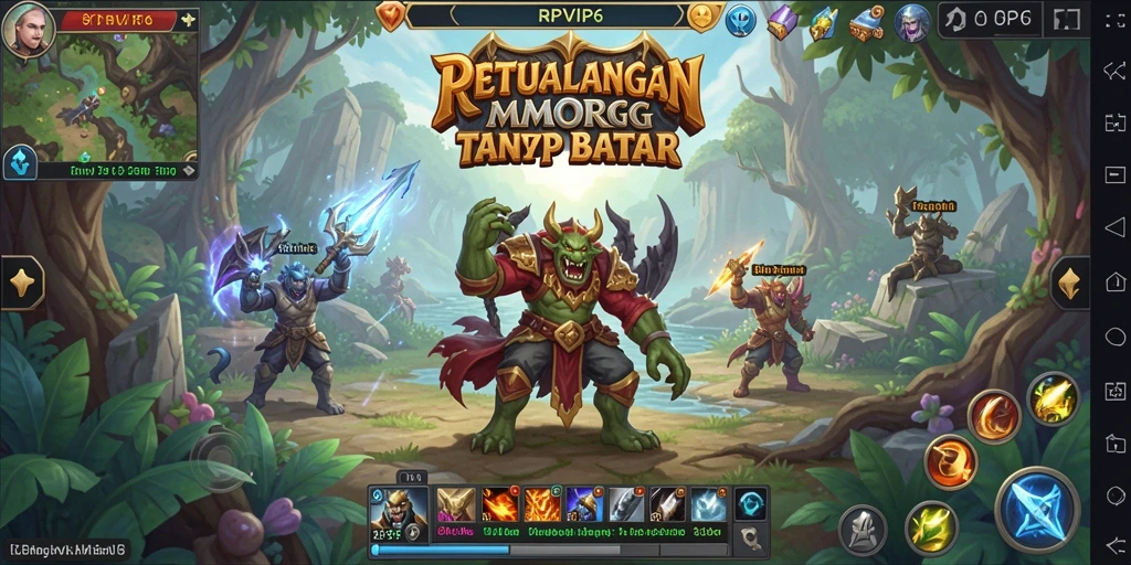 Tangkapan layar gameplay RPVIP6 yang memukau dalam dunia MMORPG.