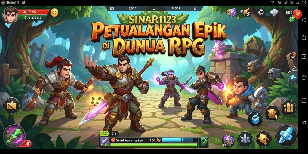 Gameplay RPG SINAR123 yang penuh aksi dan petualangan.