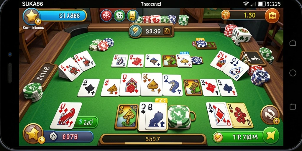 Tampilan gameplay Gaple yang seru di SUKA86.