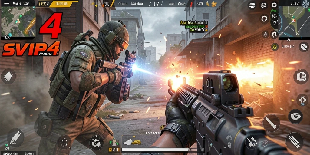 Gameplay seru dan intens dalam SVIP4, siap menguji kemampuan Anda.
